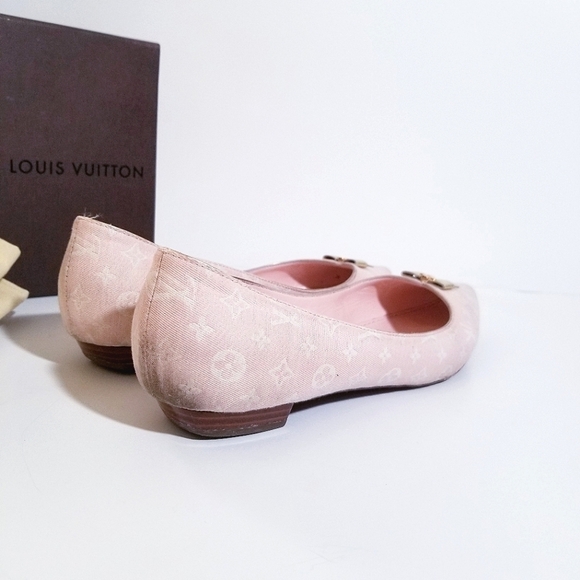 Louis Vuitton Pink Ballet Flats 7.5 US VGUC - Picture 7 of 16